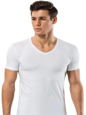 Iç Giyim Erdem Pamuk Elastan V Yaka T-Tshirt (3 Adet)