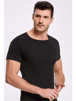 %100 Pamuk Bisiklet Yaka Ribana Erkek Fanila 1126 (1 Adet)