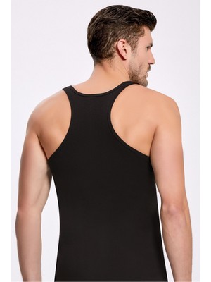 %100 Pamuk Ribana Erkek Rambo Atlet 1010 (3 Adet)