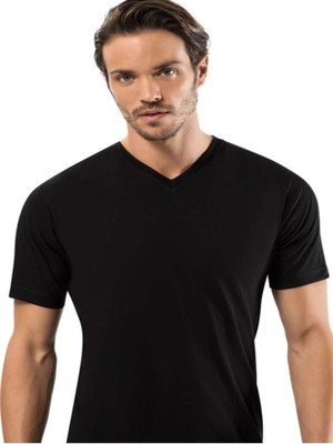 Iç Giyim Erdem %100 Pamuk V Yaka T-Shirt  (3 Adet)