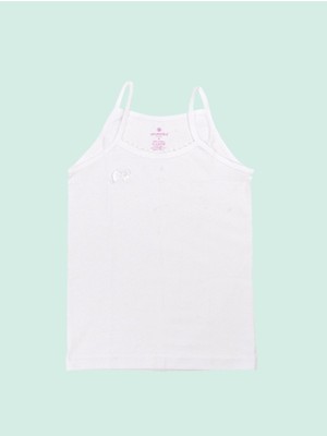 Ceylanoğlu %100 Pamuk Kız Çocuk Ribana Ip Askı Atlet 327 (6 Adet)