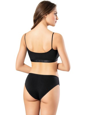 Iç Giyim Kota Ip Askılı Pedli Büstiyer Büyük Bedenli  (3 Adet)