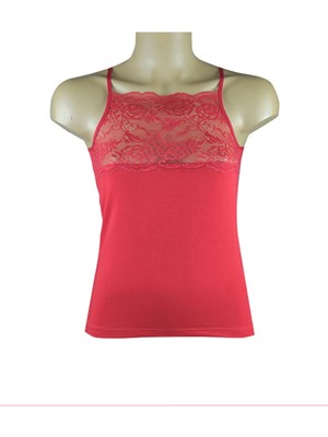 Ceylanoğlu Likralı Ip Askı Geniş Dantel  Atlet 189 (3ADET)