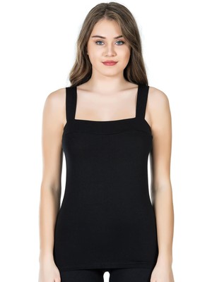 Iç Giyim Derya Kurşun Kalın Askı Kare Kesim  Atlet