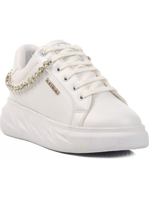 Beyaz Kadın Spor Ayakkabı Lady 7081 Z