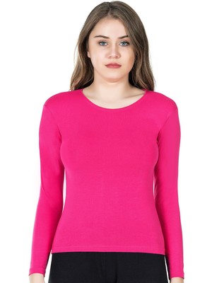 Iç Giyim Derya Kurşun Oval Yaka Uzun Kol Atlet