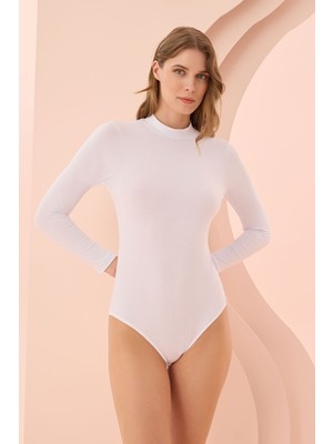 Iç Giyim (3 Adet) Nbb Uzun Kol Boğazlı Yaka Çıt Çıtlı Body Atlet