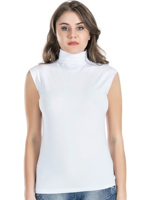 Iç Giyim Derya Kurşun Sıfır Kol Balıkçı Yaka Atlet