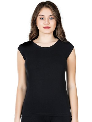 Iç Giyim Derya Kurşun Oval Yaka Sıfır Kol Atlet