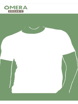 Omera  Organik Pamuk&likra Bisiklet Yaka Erkek Atlet