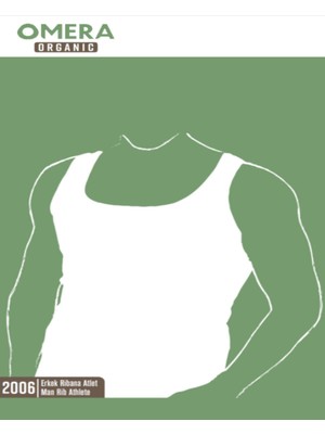 Omera Organik Ribana  Kalın Askı  Atlet