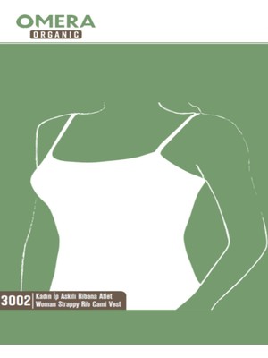 Omera Organik Kız Çocuk Ince Askı Ribana Atlet