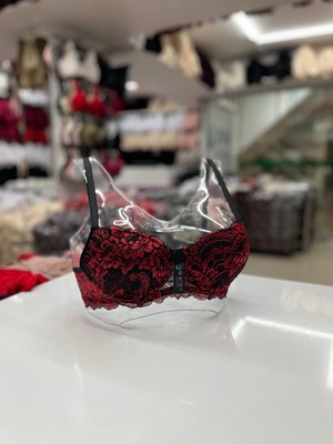 Iç Giyim Ebru Lüx Silikonlu Destekli Balenli Ebruli Desenli Sütyen (Sütyen Yıkama Topu Hediyeli )