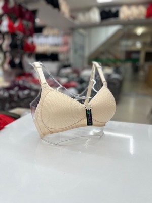 Iç Giyim Ebru Lüx Toparlayıcı Silikonlu Telsiz, Jakarlı Micro Sütyen (Sütyen Yıkama Topu Hediyeli )