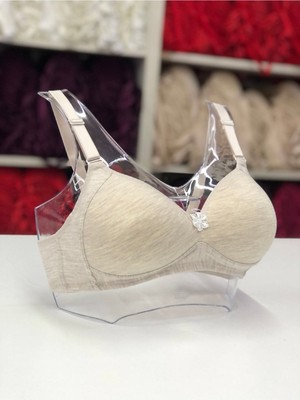 Iç Giyim Ebru Lüx Toparlayıcı Silikonlu Telsiz Içi Boş Sütyen (Sütyen Yıkama Topu Hediyeli )