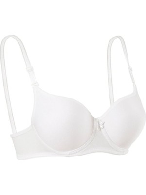 Iç Giyim Ebru Lüx Silikonlu Desteksiz Balenli Düz Sütyen (Sütyen Yıkama Topu Hediyeli )