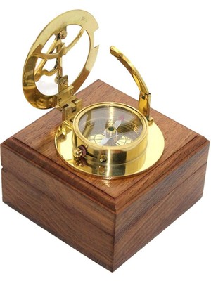 Keyfim Shop Ahşap Kutulu Pusula