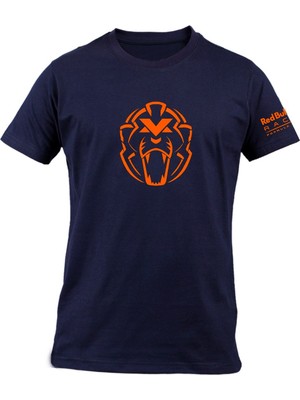 Verstappen Logo ve Kol Red Bull Racing Team Formula1 F1 Baskılı Erkek Lacivert T-Shirt