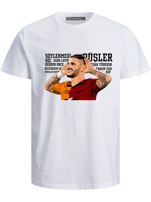 Söylenmedi Hiç Sana Layık Düşler Baskılı Çocuk T-Shirt