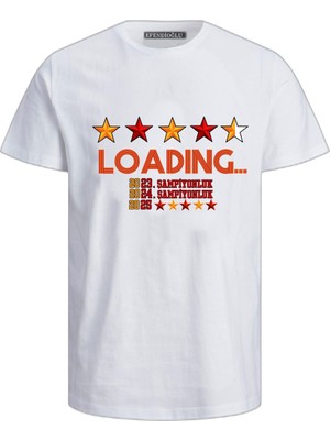 5.yıldız Yükleniyor Baskılı Tshirt