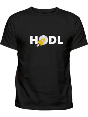 Hodl Bitcoin Baskılı Unisex T-Shirt
