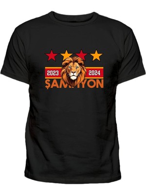 Şampiyon 2024 Baskılı Pamuklu Çocuk Tişört