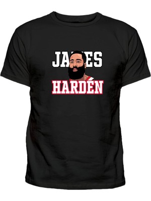 Basketbol James Harden Lac Baskılı Pamuklu Tshirt