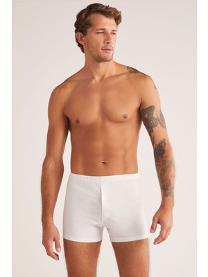 Iç Giyim Kom Ince Bel Davide Pamuklu Basic Erkek Boxer (4 Adet )