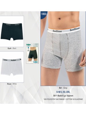 Iç Giyim Feelline 6 Adet Erkek Ekonomik Boxer