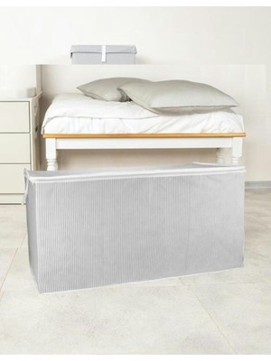 Gri Yorgan Hurcu, 80X60X40 Cm, Pratik ve Şık Saklama Çözümü