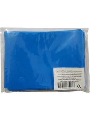 Mavi Çok Renkli Pilates Lastiği, Esneklik ve Güç Artırıcı Spor Aleti