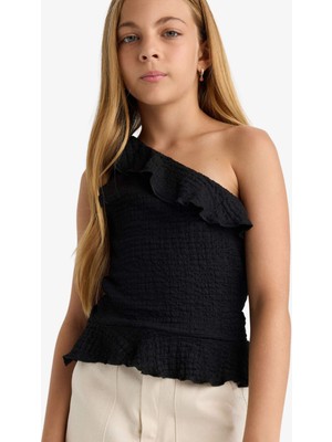 DeFacto Kız Çocuk Tek Omuzlu Atlet G0166A825HS