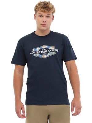 Quiksilver LOCKED UP SS Lacivert Erkek Kısa Kol T-Shirt