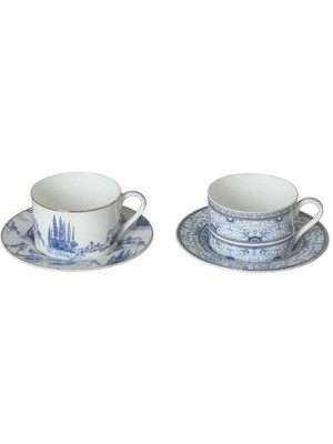 Florance Bone 4Lu Çay Fincanı Seti