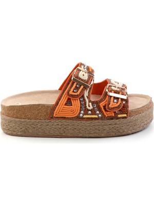 Turuncu  Kadın Terlik K04678080587