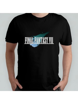 Pixxa Final Fantasy Vıı Ff7 %100 Pamuklu Bisiklet Yaka T-Shirt Model 3