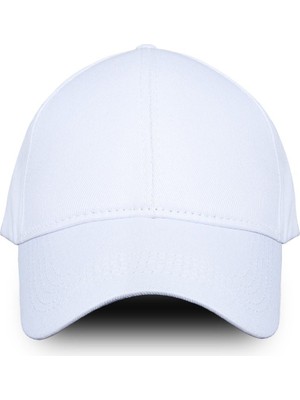Beyaz Unisex Beyzbol Kep Şapka
