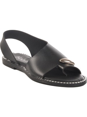 Siyah Kadın Sandalet Hobim 102 Z