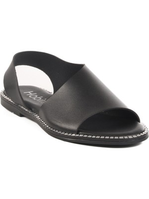 Siyah Kadın Sandalet Hobim 101 Z