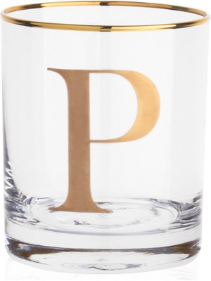 Decorium P Harfi 300 ml Viski Bardağı 9-01010623