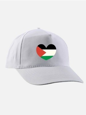 Filistin Baskılı Şapka - Filistin Bayraklı Şapka