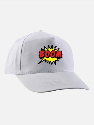 Boom Baskılı Şapka - Boom Yazılı Şapka