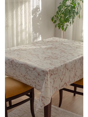 Decorekor astarlı Elyaf Tabanlı Silinebilir Hijyenik Muşamba Pvc Masa Örtüsü 1068-4