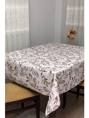 Decorekor astarlı Elyaf Tabanlı Silinebilir Hijyenik Muşamba Pvc Masa Örtüsü 1258-2