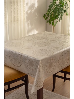 Decorekor astarlı Elyaf Tabanlı Silinebilir Hijyenik Muşamba Pvc Masa Örtüsü 06.e