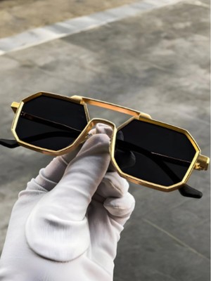 UV400 Cam Unisex Siyah Güneş Gözlüğü BNT124