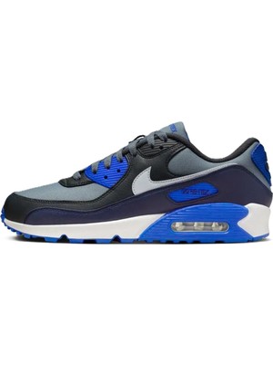 Nike Air Max 90  Leather Goretex Grey Sneaker Hakiki Deri Su Geçirmez Nefes Alan Erkek Günlük Spor Ayakkabı Gri