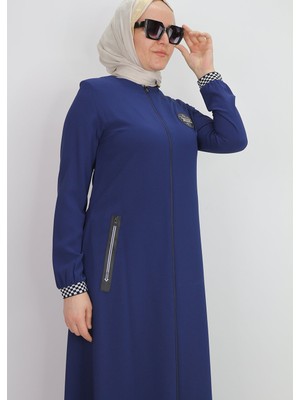4083 Göğsü Arma Detaylı Kol Ucu Kare Şerit Detaylı Sııfır Yaka Qys Ferace 4083 #23-01#