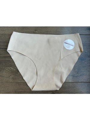 Lazer Kesim Iz Yapmayan Pamuklu Ten Rengi Külot 1 Adet