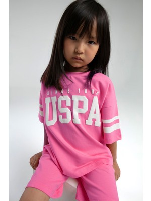 Kız Çocuk Bermuda Takım Fuşya